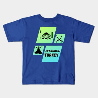 Istanbul Turkey Kids T-Shirt